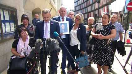 Family of Chloe Rutherford speak outside Old Bailey