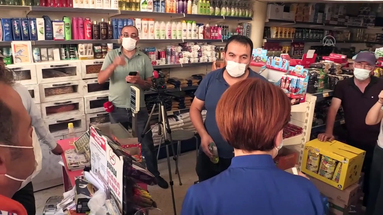 Akşener, Eskil, Sultanhanı ve Ortaköy ilçelerinde esnafı ziyaret etti - AKSARAY