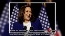 U.S. Senator Kamala Harris gives the most important speech of her political career on Wednesday when