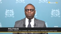 Bénin : compte-rendu du conseil des ministres du mercredi 19 août 2020