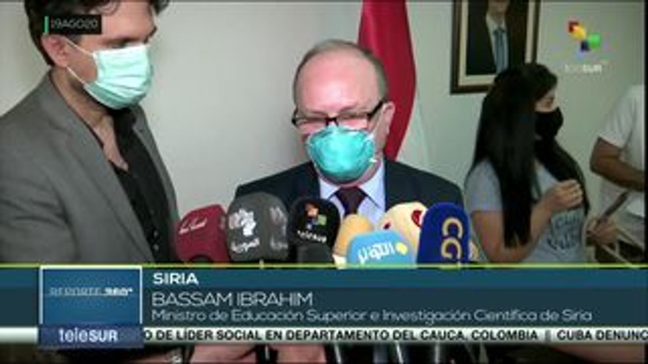 Centro de Trasplante de Médula Ósea de Damasco recibe donación china