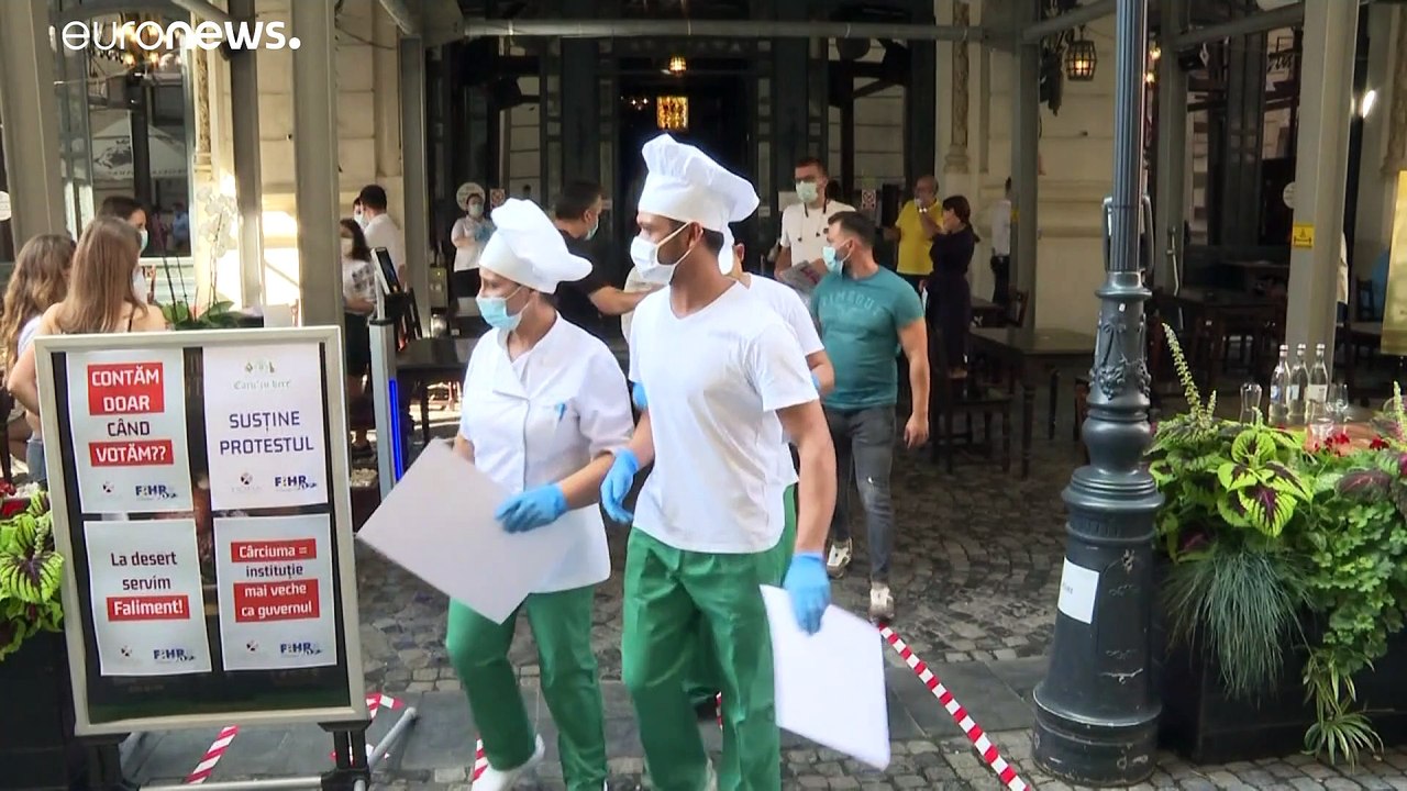 Ρουμανία: Στους δρόμους οι εργαζόμενοι στην εστίαση