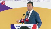 İmamoğlu: “Mega proje; işe, aşa, insana, emeğe saygı gösteren işlerdir”