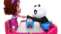 Learn Colors with Wooden Hammer Xylophone  Educational Toys - Pinky & Panda Toys TV for kids