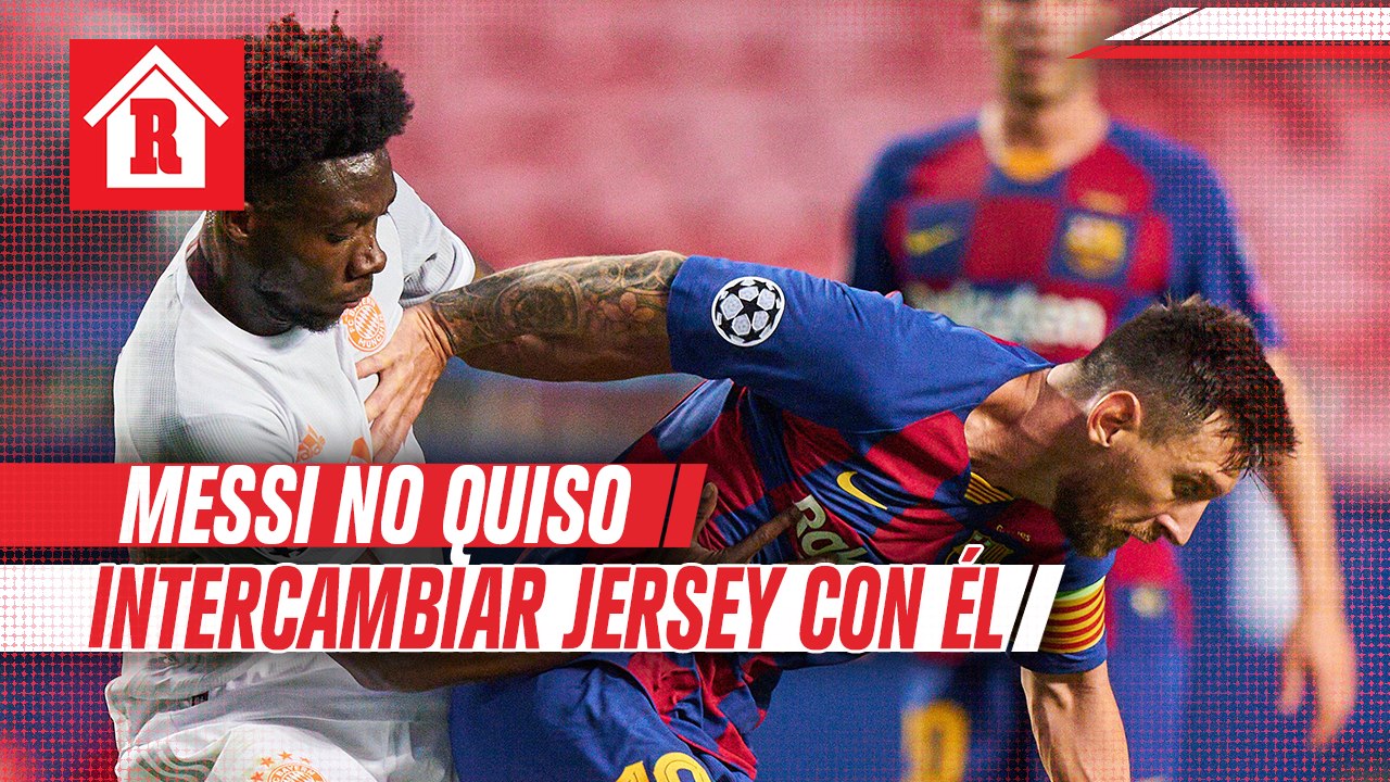 Davies aseguró que Messi  no quiso intercambiar jersey con él