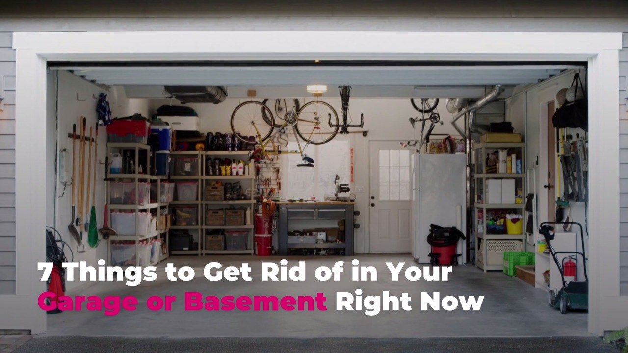 7 Things to Get Rid of in Your Garage or Basement Right Now