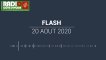 Flash de 09 heures du 20 août 2020 [Radio Côte d'Ivoire]