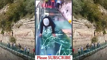CHINA GLASS BRIDGE CRACK PRANK COMPILATION!