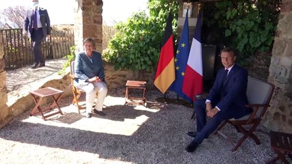 A görög-török feszültségről is beszélt Merkel Macronnal