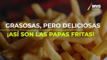 Grasosas, pero deliciosas ¡Así son las papas fritas!