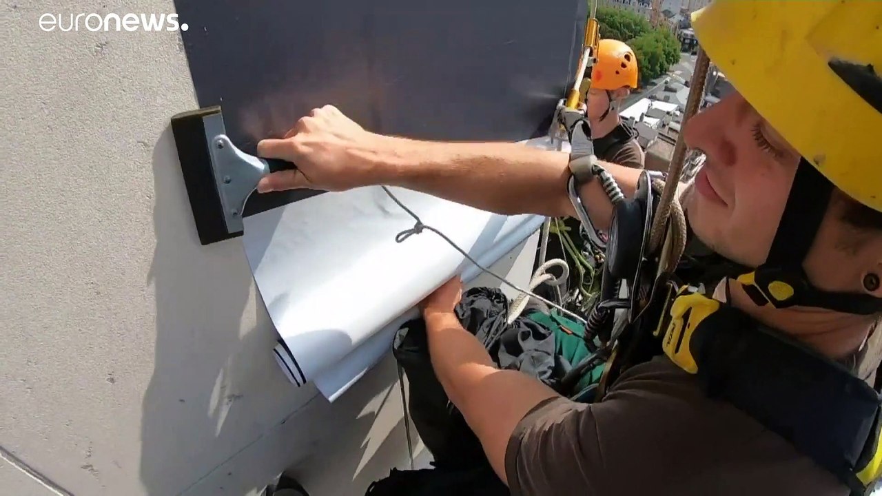 Auf 4000 Quadratmetern: Europas größtes Wandbild in Brüssel