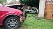Colisão entre carros deixa três mulheres feridas no Centro de Cascavel