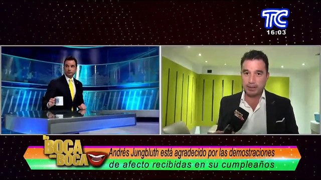 Andrés Jungbluth contó en exclusiva cómo celebró sus 44 años