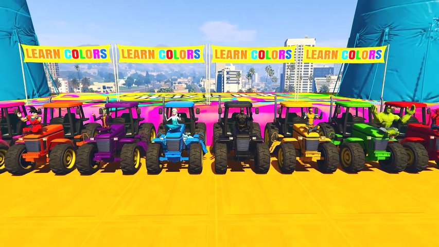Tracteur Dessins Animes Pour Enfants Video Avec Voitures Et Comptines Bebe Video Dailymotion