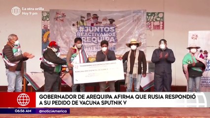 Rusia respondió al pedido de vacunas contra COVID-19 que hizo el gobernador de Arequipa | Primera Edición (HOY)