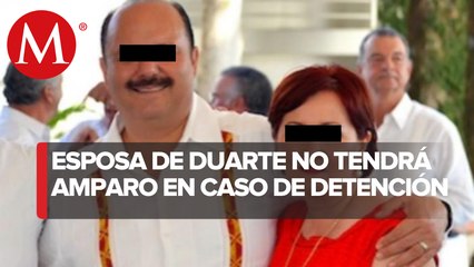 Juez niega suspensión definitiva a esposa de César Duarte