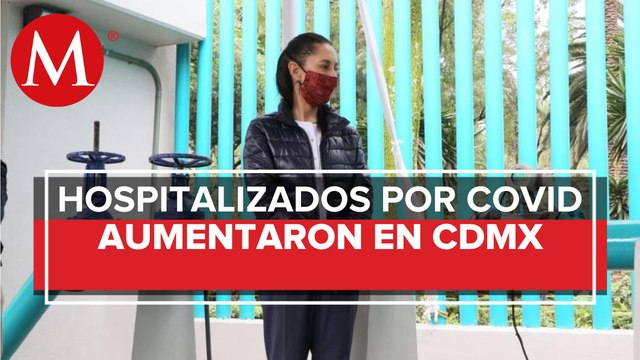 Ayer hubo incremento de hospitalizados por covid-19 en CdMx: Sheinbaum