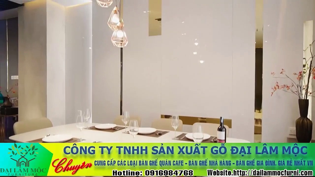 Bàn ghế ăn gia đình đẹp và sang trọng