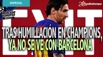 Me veo fuera del Barcelona: Messi a Koeman