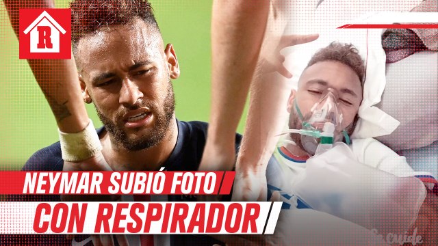 Neymar subió foto con respirador a sus redes sociales y encendió las alarmas
