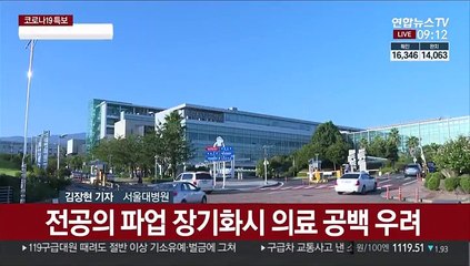 전공의 무기한 파업 돌입…예약진료·수술 일부 줄여