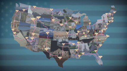 Here's the shortest route for a road trip across the US to see 50 national landmarks