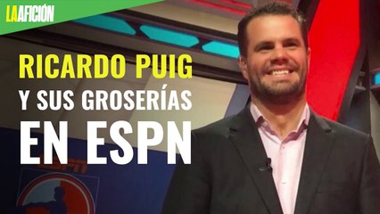Ricardo Puig y sus groserías en ESPN; no sabía que estaba en vivo