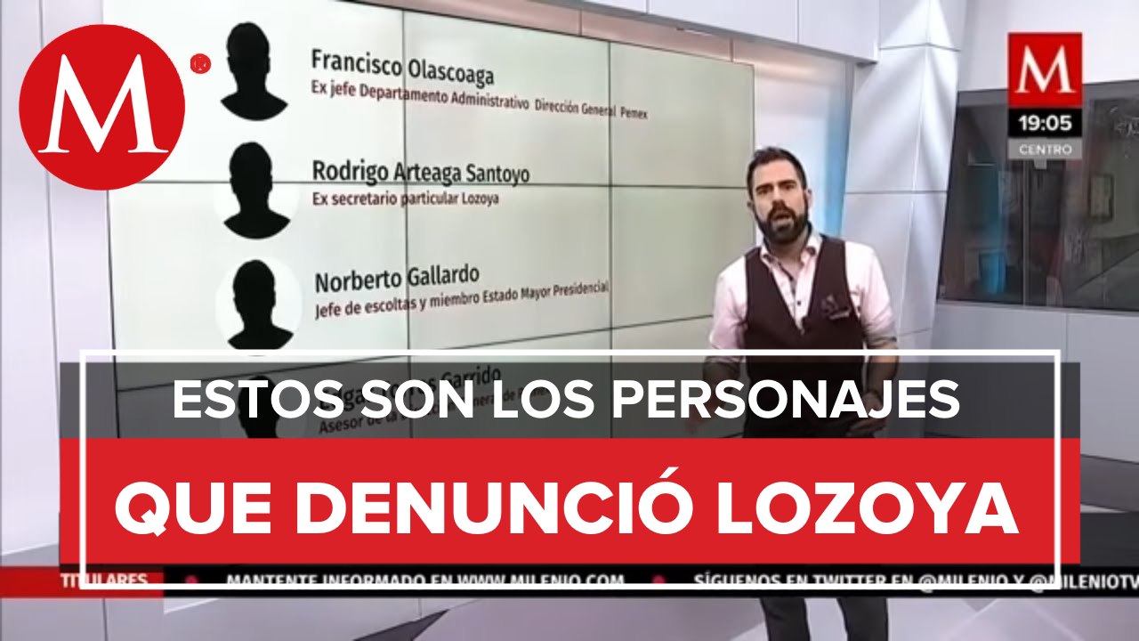 Los políticos denunciados ante FGR por Lozoya