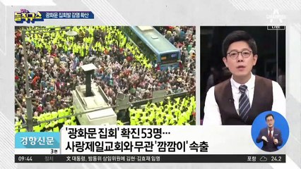 광화문 집회 확진자 급증…그날, 민노총도 종로에