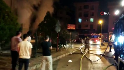 . Markette oluşan patlama sonrası 2 kişi yaralandı