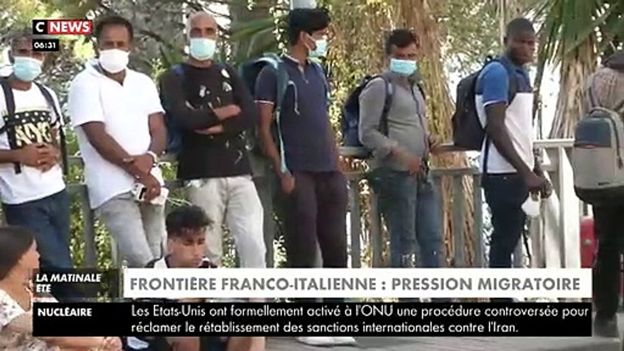 De plus en plus de migrants passent la frontière entre l'Italie et la France et arrivent sur la Côte d'Azur malgré les actions de la police