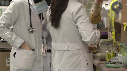 전공의 파업 시작...정부 "법에 따라 엄정 대응" / YTN