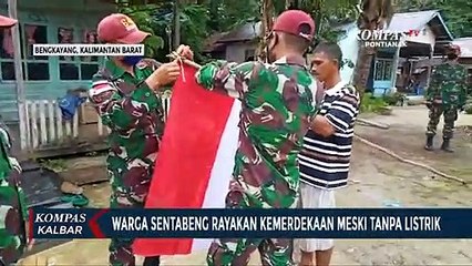 Rayakan HUT RI, Warga Desa Sentabeng Berharap Mendapat Jaringan Listrik