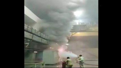 Fire broke out at Srisailam hydroelectric plant in Telangana