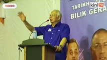 PRK DUN Slim- 'Kalau tak mau ditipu dua kali, undilah calon BN' - Najib