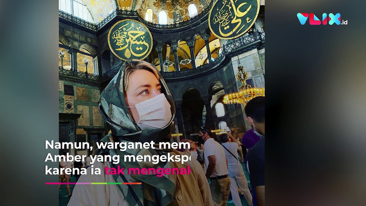 Kunjungi Masjid Tanpa Bra Pamer Puting, Amber Heard Dikecam