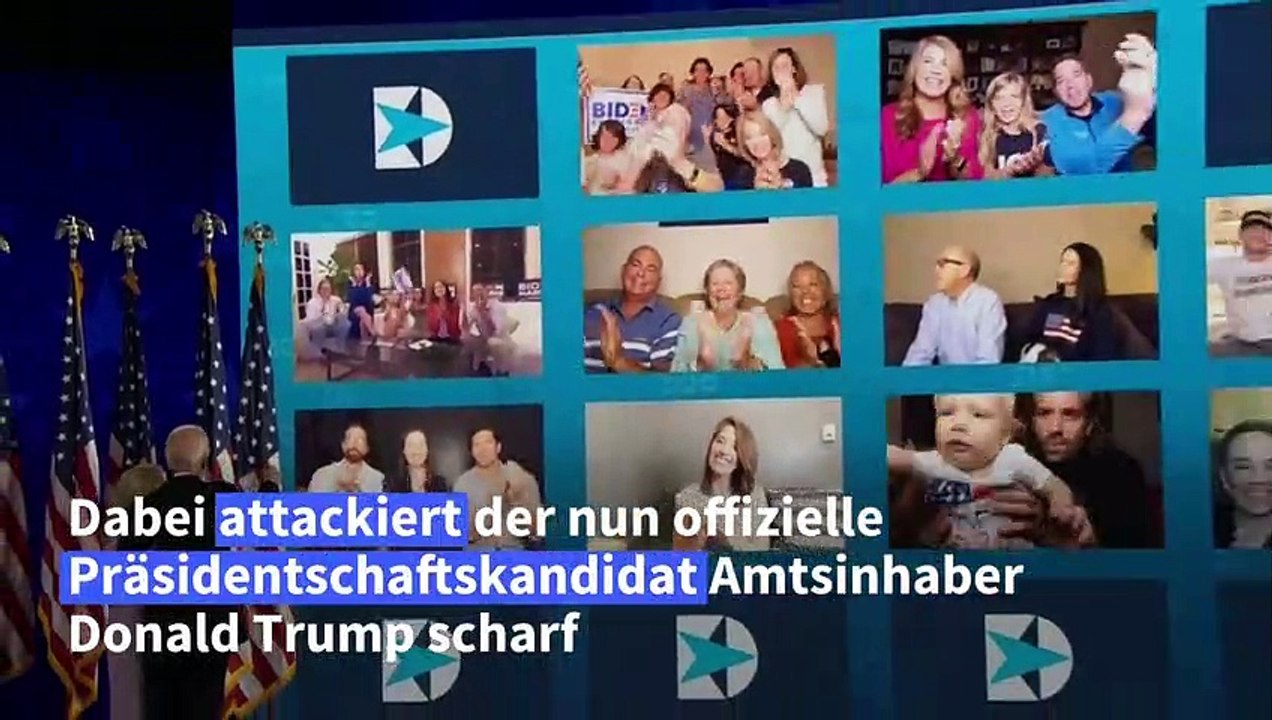 Biden attackiert Trump in Nominierungsrede scharf