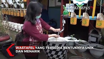 Unik! Warga Mengolah Limbah Ban Bekas Jadi Wastafel