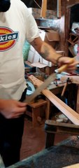 Hufschmid Guitars - Some neck carving...