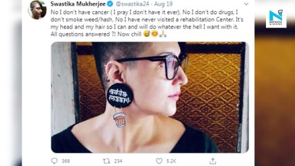 Swastika Mukherjee replies to trolls on her new hairstyle: ‘No I don’t have cancer, I don’t do drugs’