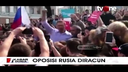 Alexei Navalny Tokoh Oposisi Rusia Diracun Zat Kimia