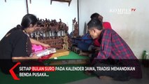 Jaga Tradisi, Jasa Mandikan Pusaka Laris Manis di Bulan Suro
