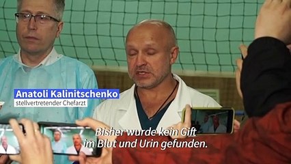 Ärzte: Bisher "kein Gift" in Nawalnys Blut gefunden