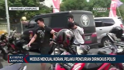 Modus Jual Koran, Pelaku Pencurian Diringkus Polisi