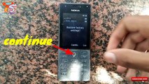 Nokia mobile phone full hard reset and format factory and nany Nokia mobile 216,220,105