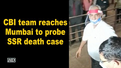 CBI team reaches Mumbai to probe SSR death case