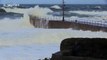 Dangerous sea conditions as Storm Ellen batters Cornwall, UK