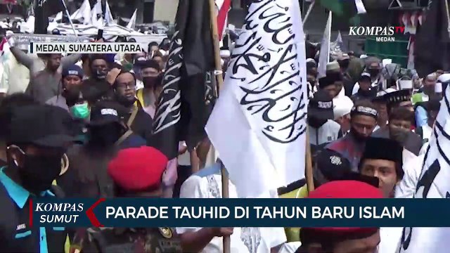 Parade Tauhid Perayaan Tahun Baru Islam Digelar di Medan