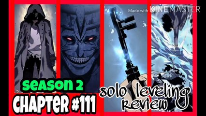 Solo Leveling Season 2: chapter 1 Out ! Reaction review & new update/Only I Level Up/episode #1/#111