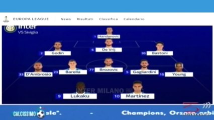 FINALE DI EUROPA LEAGUE: SIVIGLIA-INTER PRE-MATCH * NERAZZURRI  PRIMO CLUB ITALIANO FINALISTA.